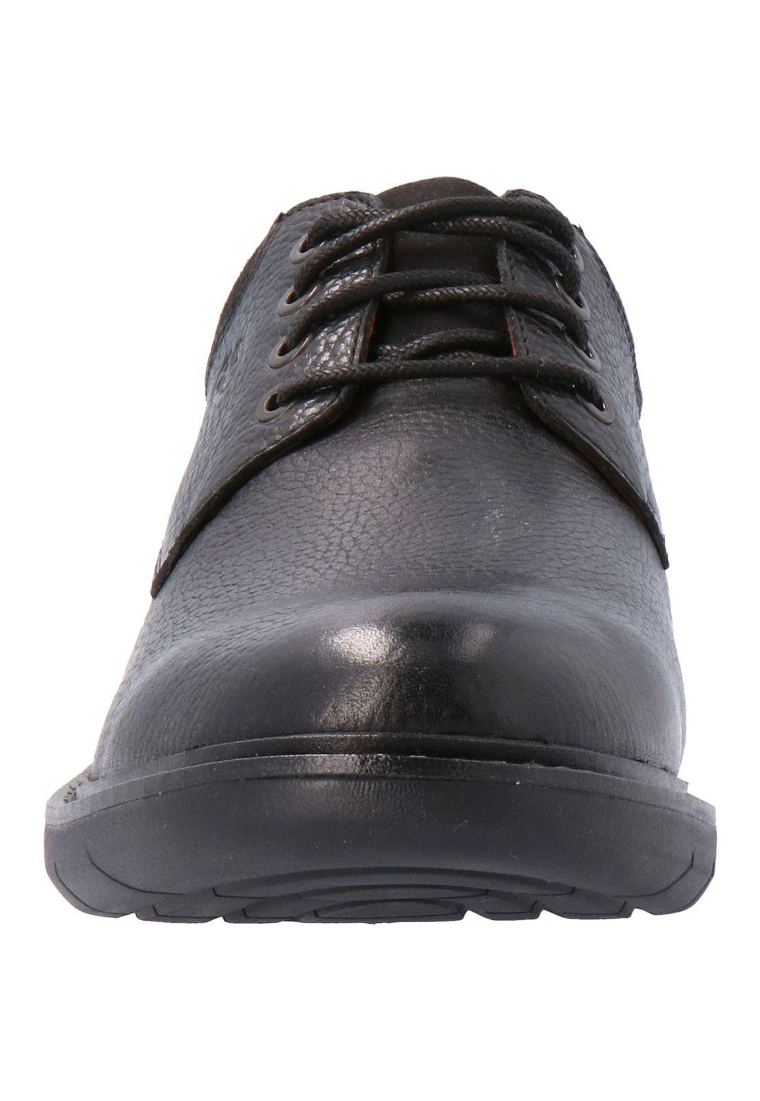 Zapato Cuero Hombre Ohio Negro-2