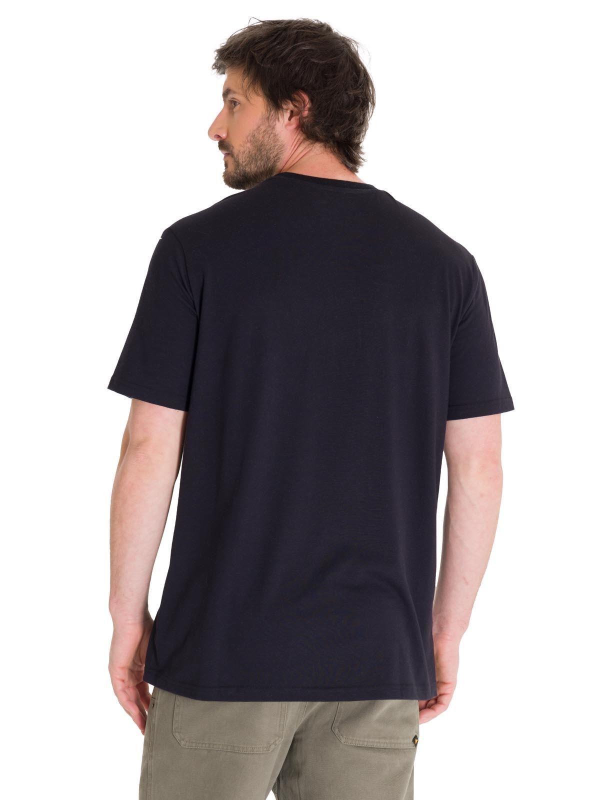 Polera Casual D Series Graphic 4 Hombre Negra-3