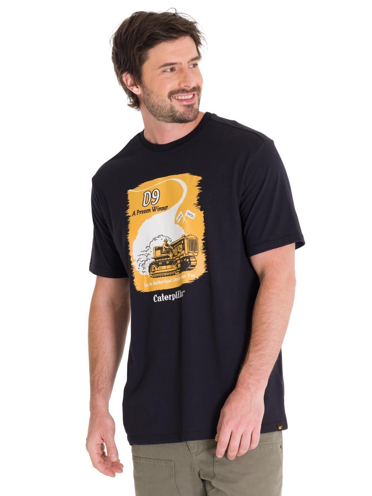 Polera Casual D Series Graphic 4 Hombre Negra-0