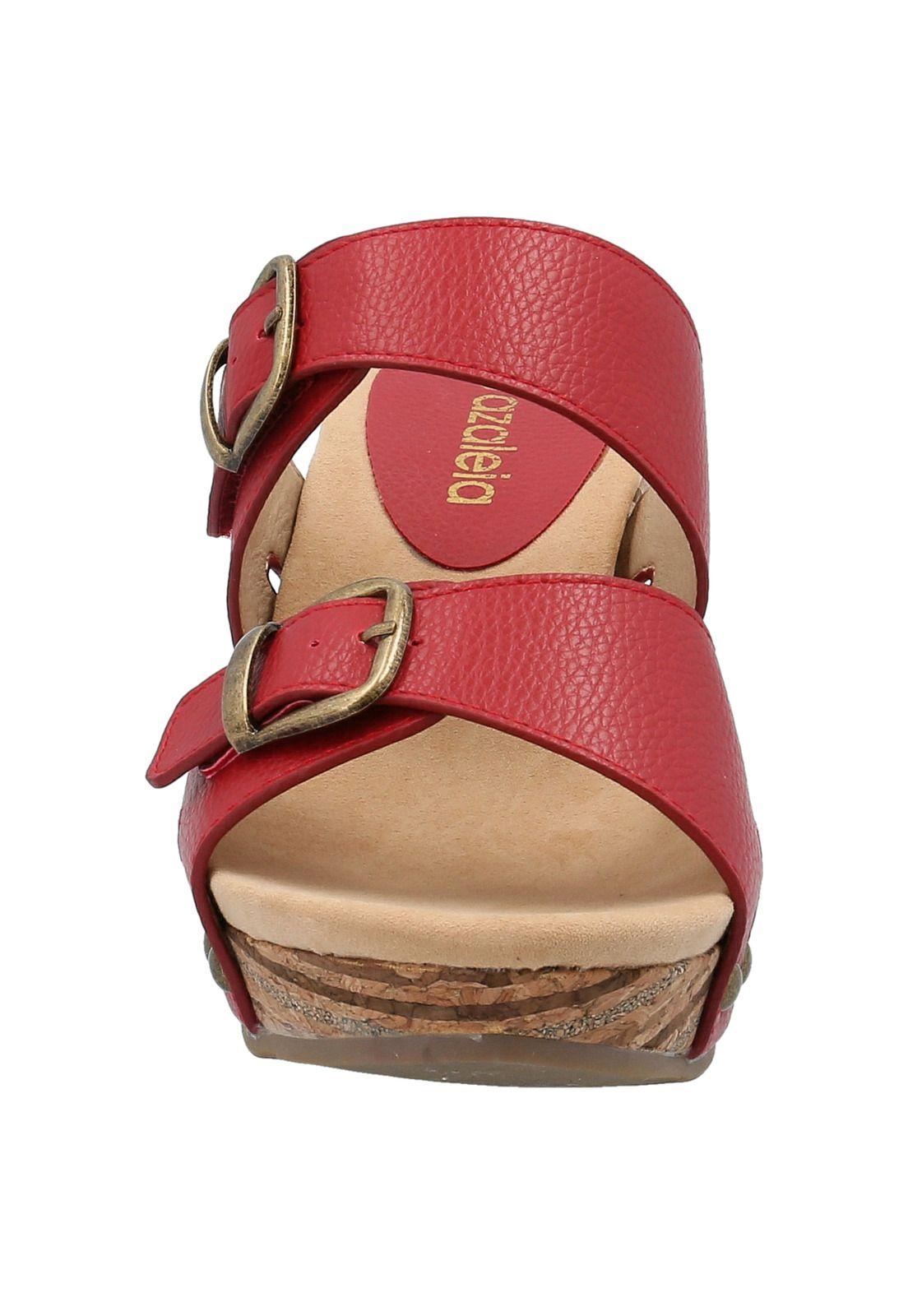 Sandalia Mujer Lessing Rojo-2