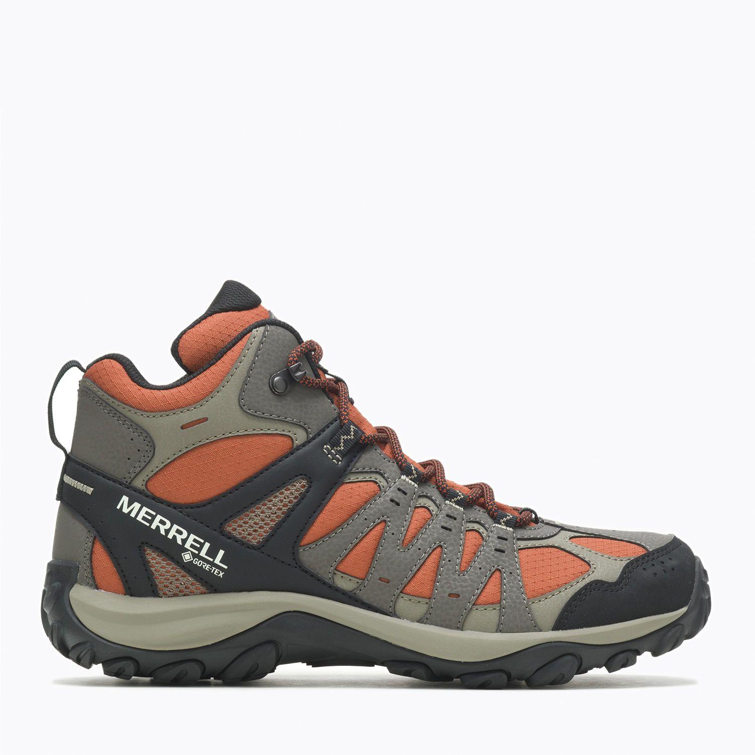 Botín Hombre Accentor 3 Sport Mid Gore-tex Naranjo-0