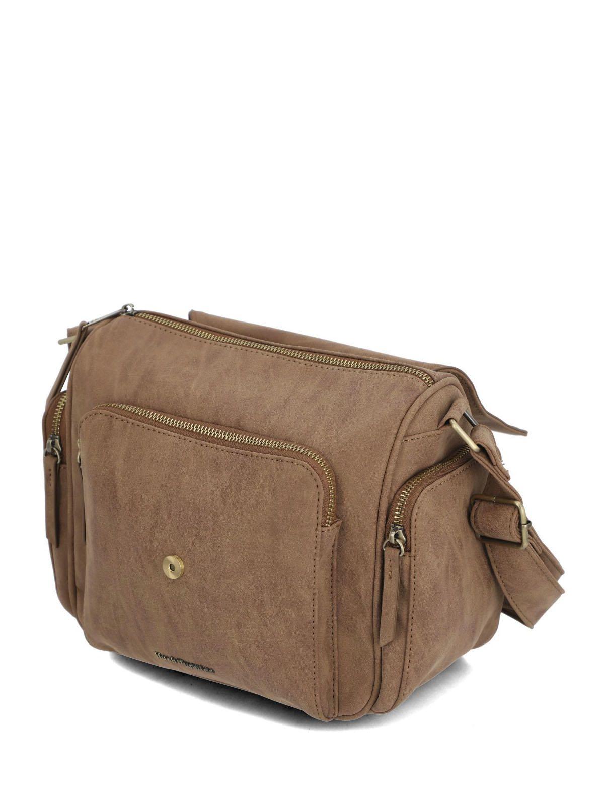 Cartera Mujer Darla Cross Caramelo-3