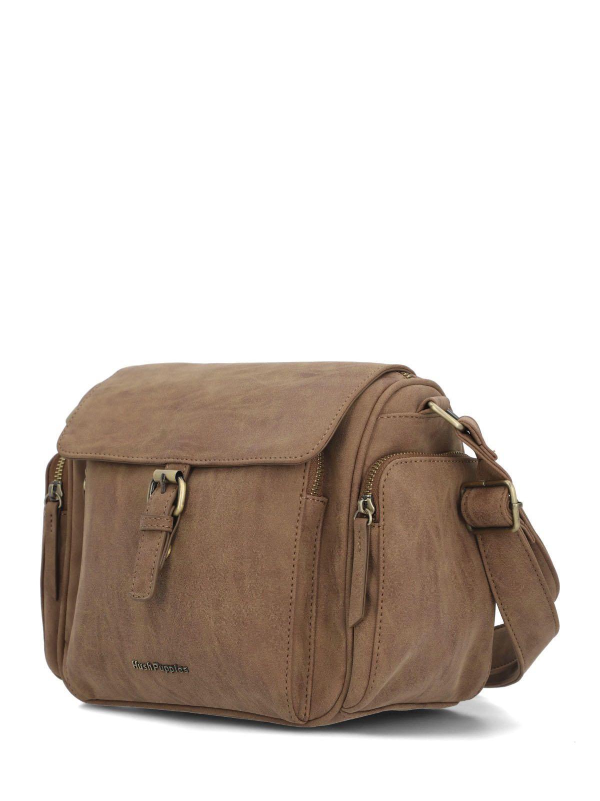 Cartera Mujer Darla Cross Caramelo-1