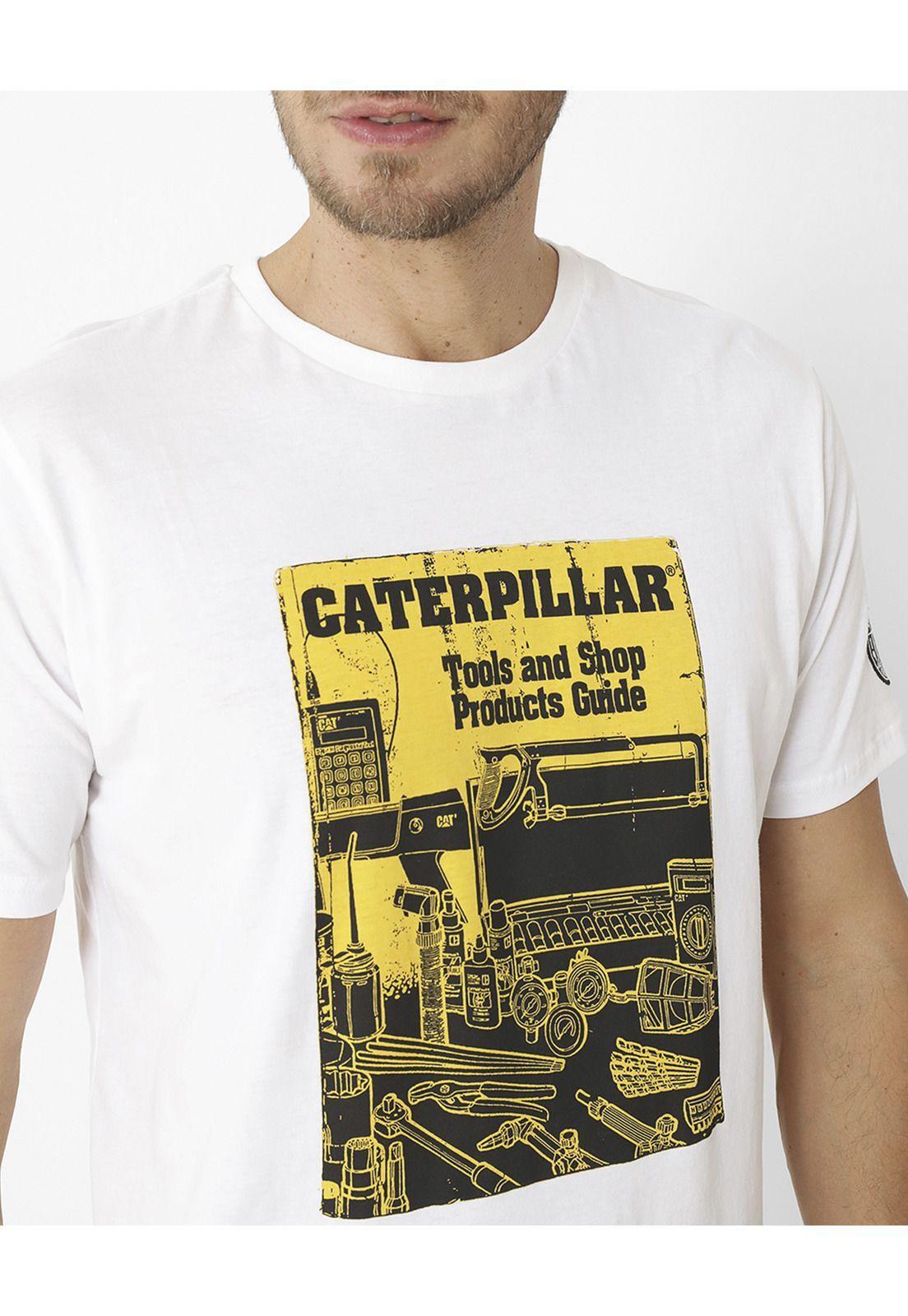 Polera M/C Retro Sport Graphic Blanco Hombre-4