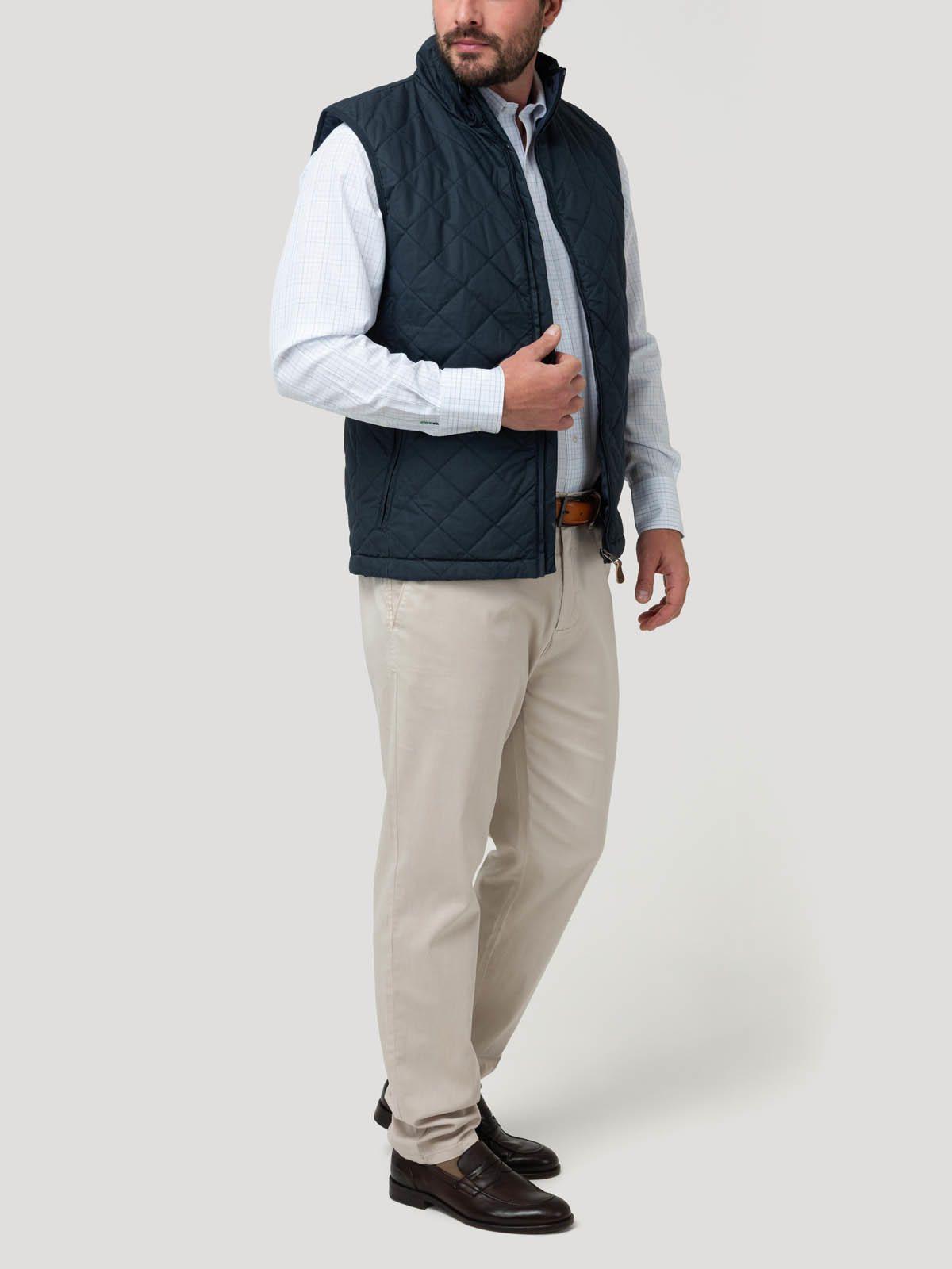Chaqueta Algodón Orgánico Hombre Pietra Azul-8