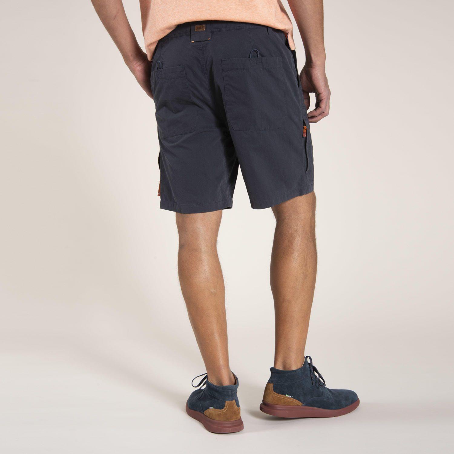 Bermuda Hombre Cargo Azul-2