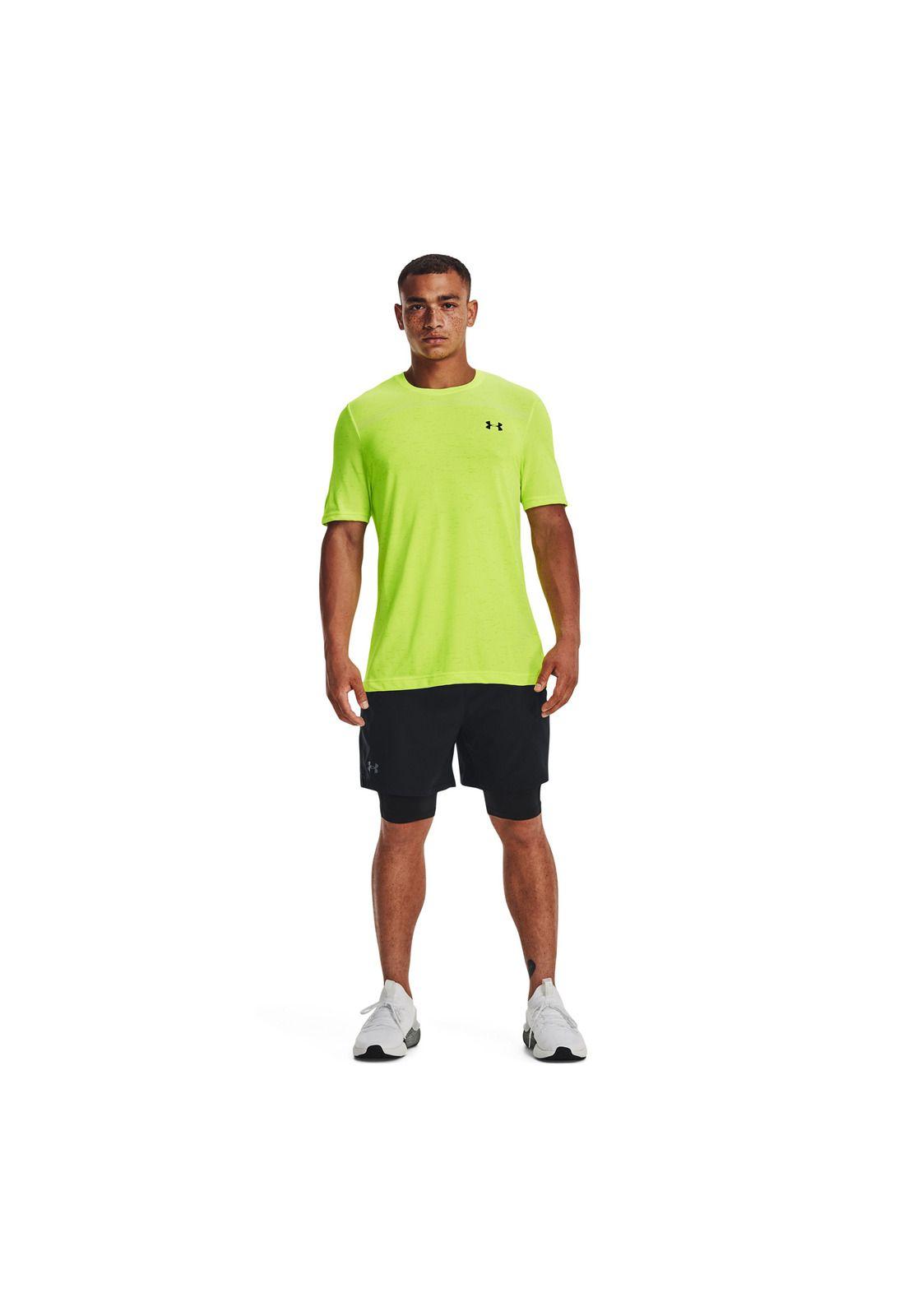 Short Training Vanish Woven 2-En-1 Negro Hombre-5