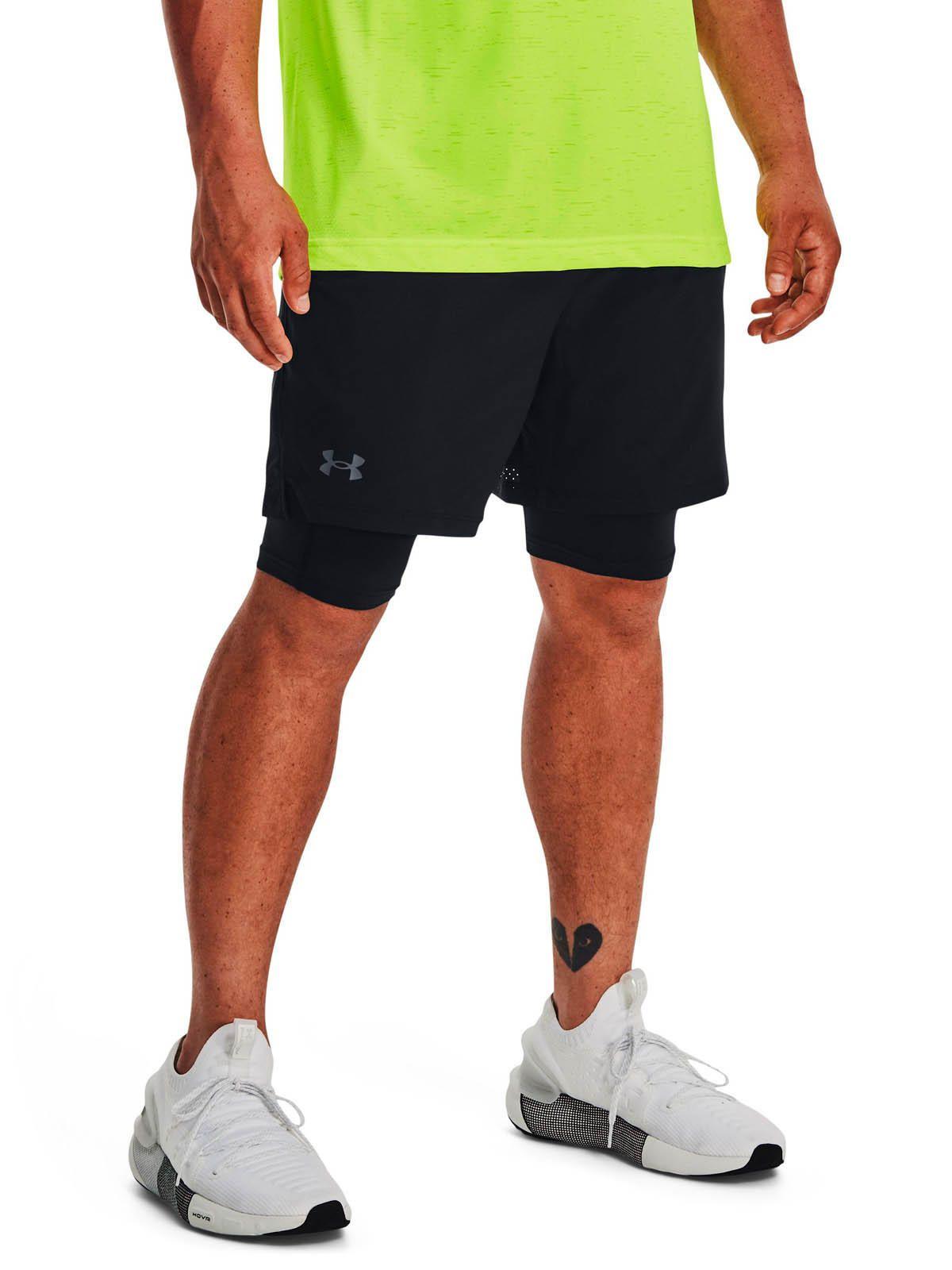Short Training Vanish Woven 2-En-1 Negro Hombre-3