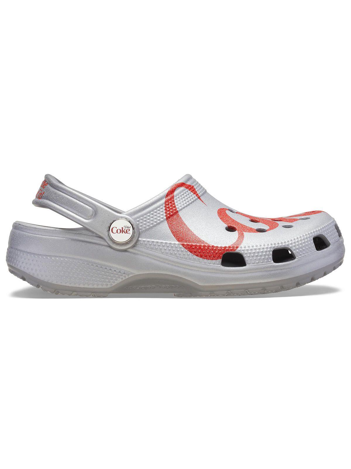 Zueco Unisex Diet Coke  Clog Gris-0