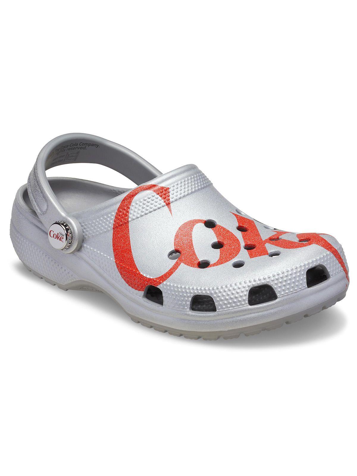 Zueco Unisex Diet Coke  Clog Gris-4