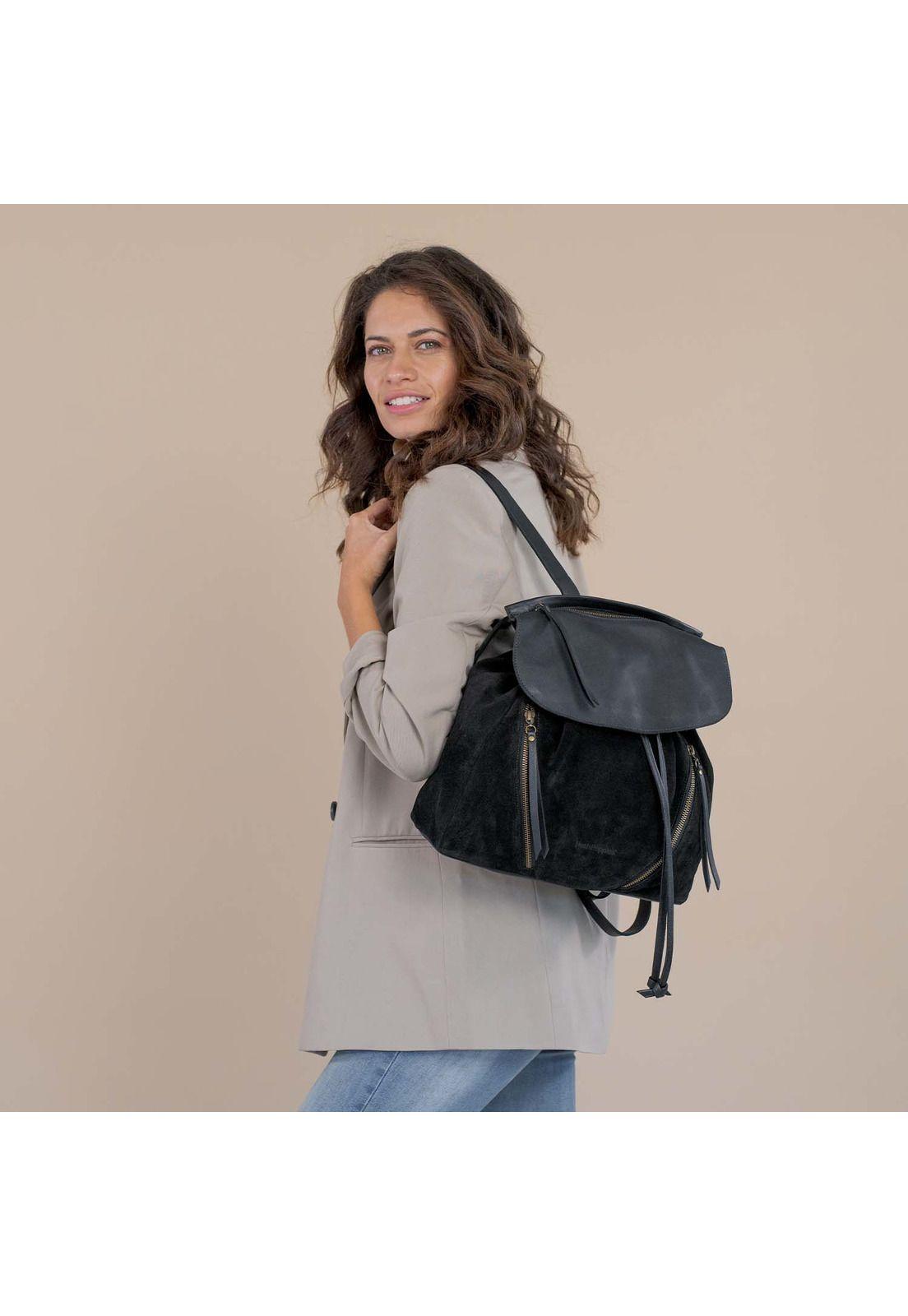 Cartera Mujer Lour Backbag Negro-1