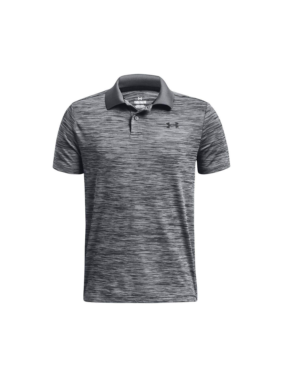 Polo de rendimiento UA para niño Gris-0