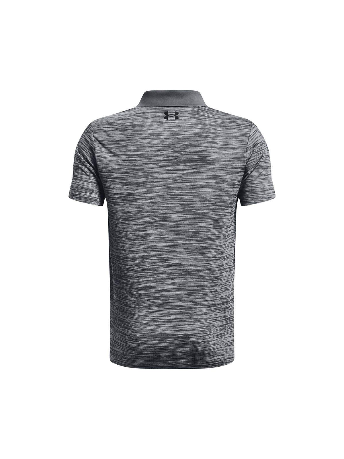 Polo de rendimiento UA para niño Gris-1