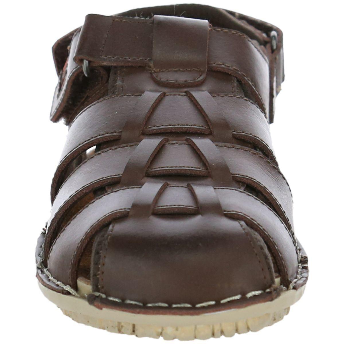 Sandalia Cuero Niño Borneo Café-2