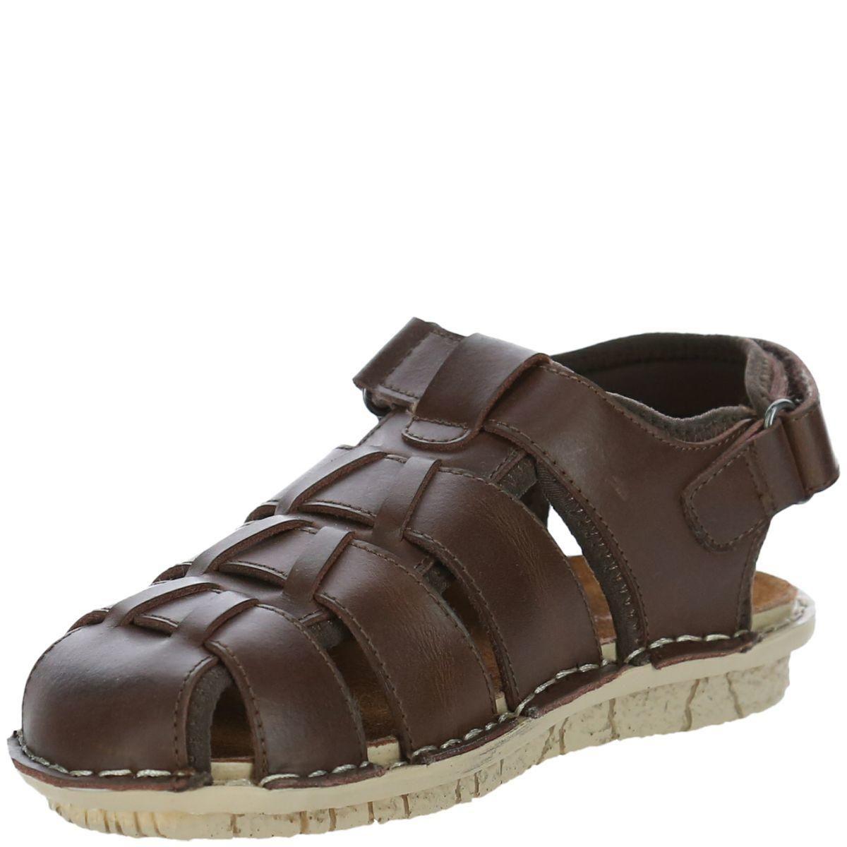 Sandalia Cuero Niño Borneo Café-3