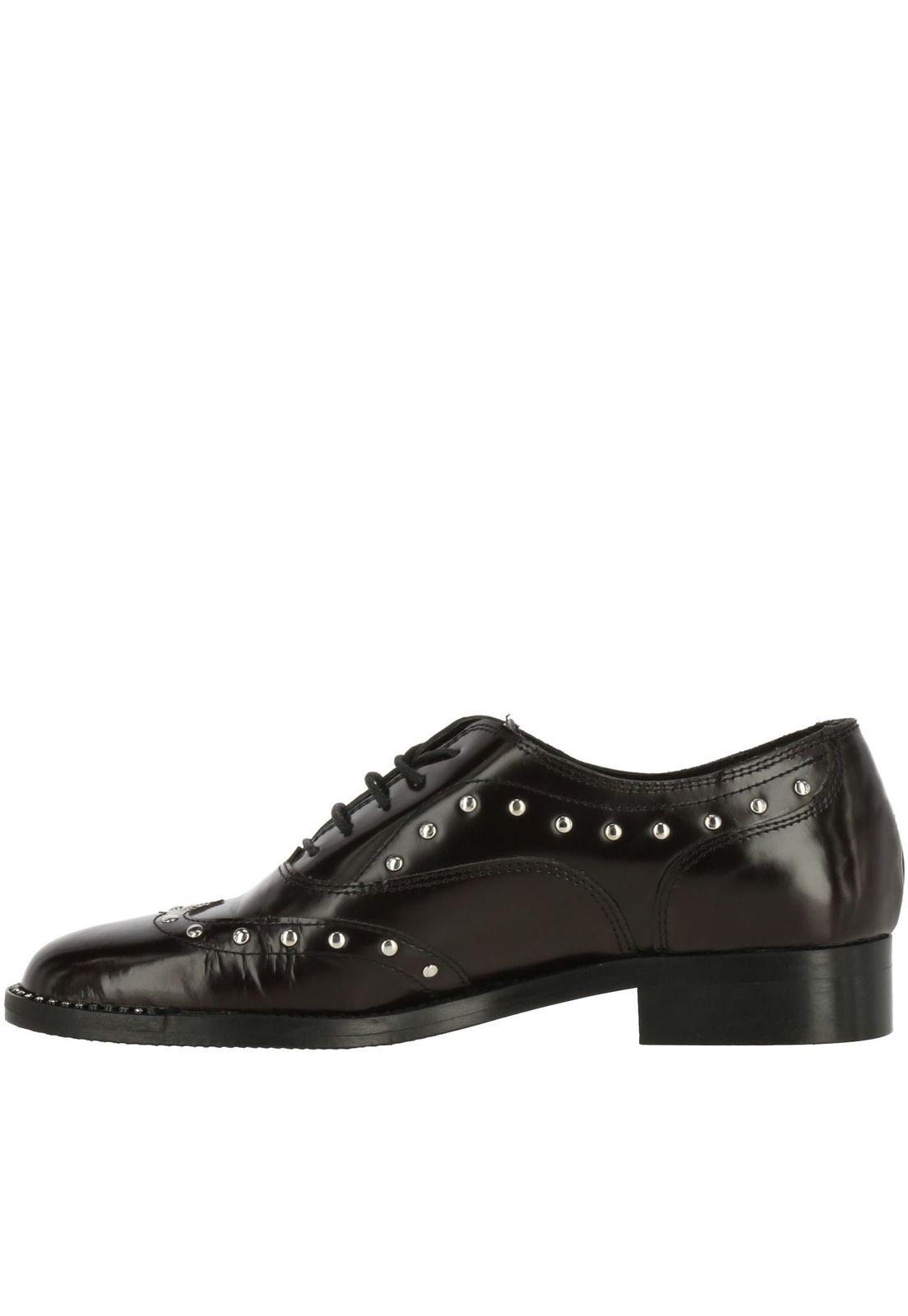 Zapato Mujer Cuero Carey Burdeo-2