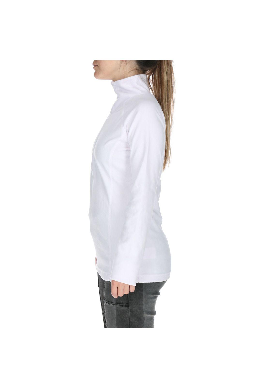 Polar Thermochill 1/4Zip Blanco Mujer-1