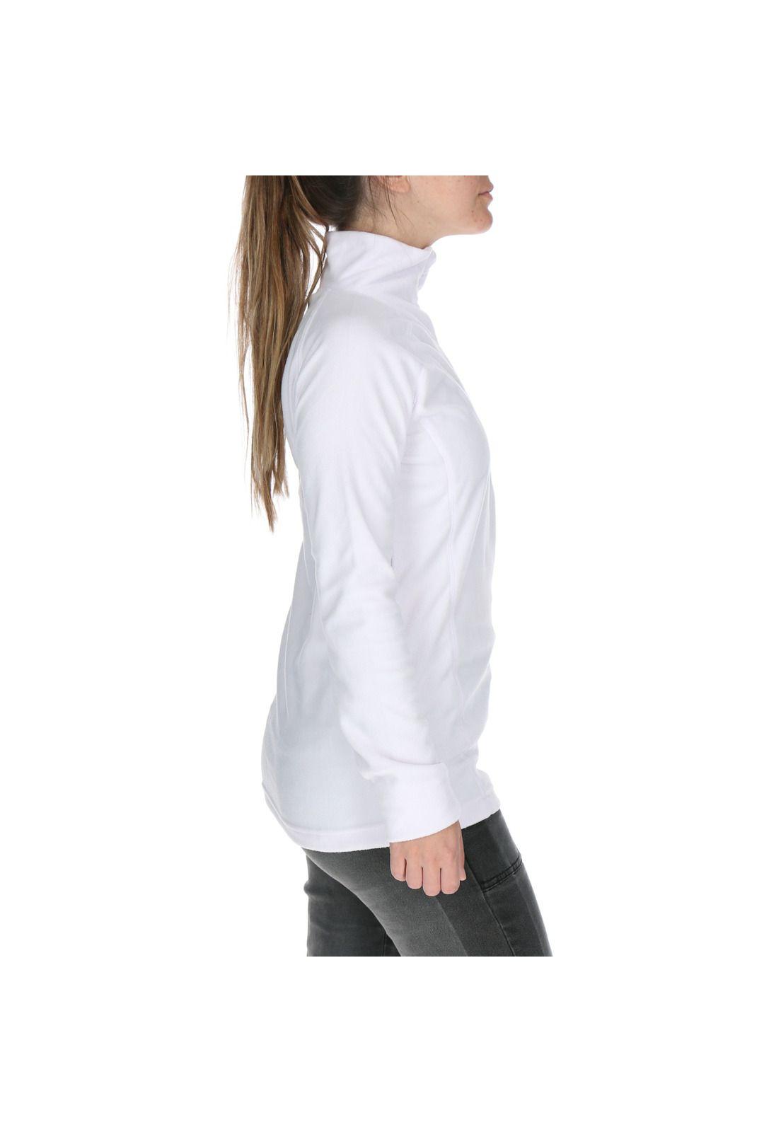 Polar Thermochill 1/4Zip Blanco Mujer-4