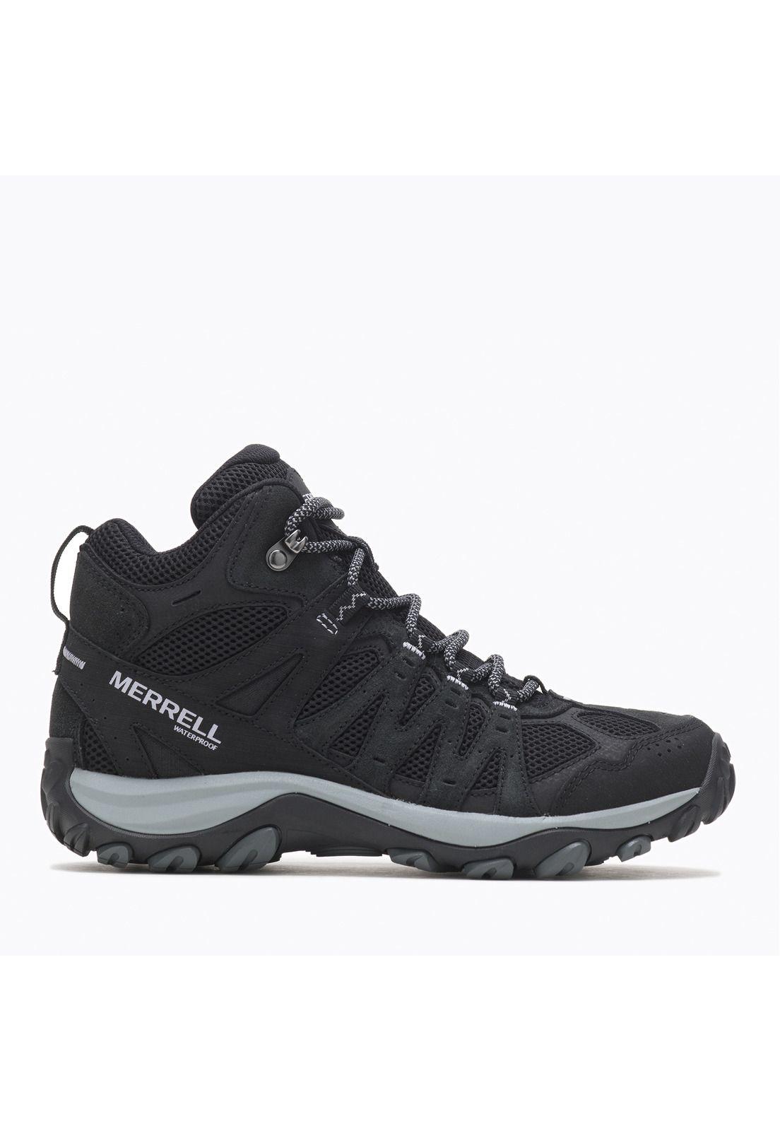 Botín impermeable Mujer Accentor 3 Mid WP Negro-0