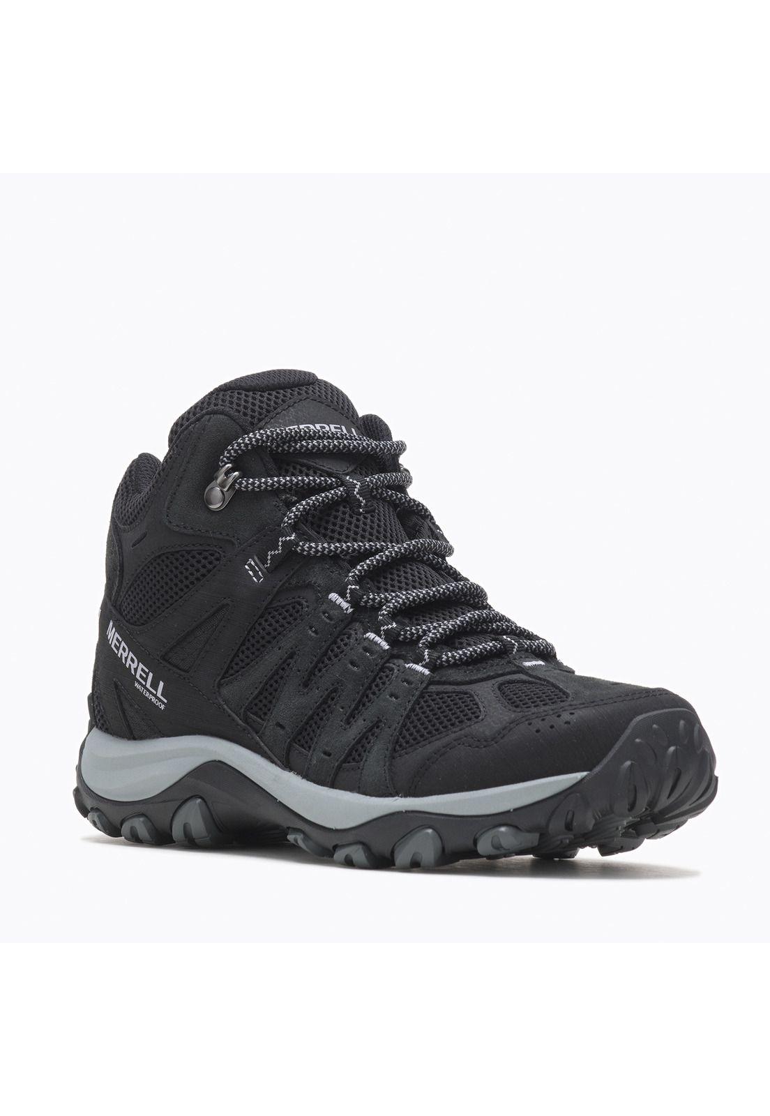 Botín impermeable Mujer Accentor 3 Mid WP Negro-1