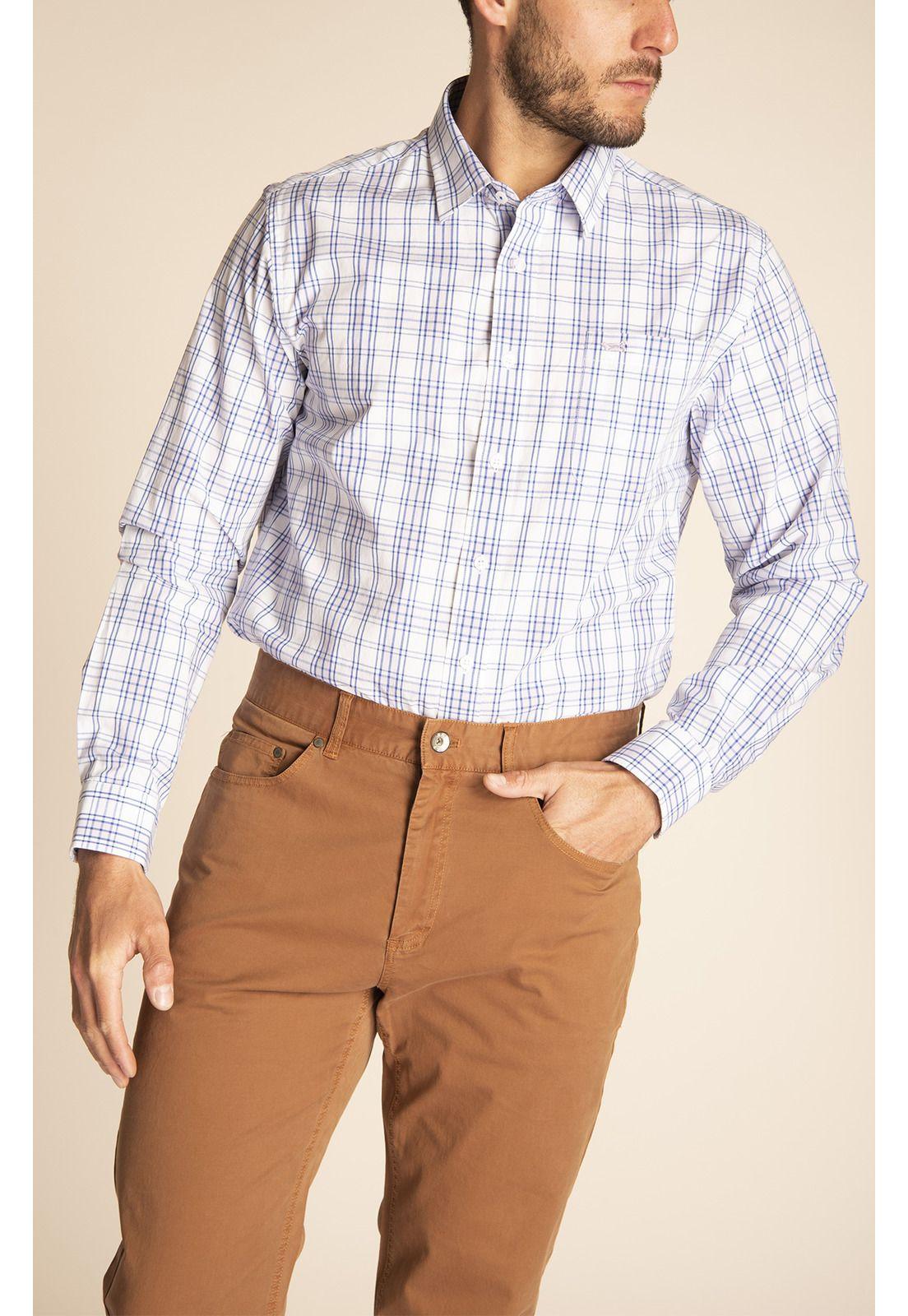 Camisa Algodón Orgánico Hombre Lighter Morado-5