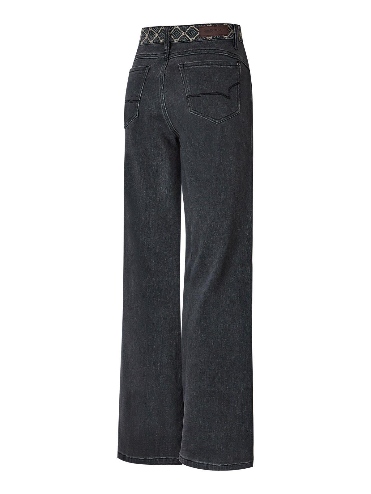 Jeans Algodón Mujer Eclipse Gris-1