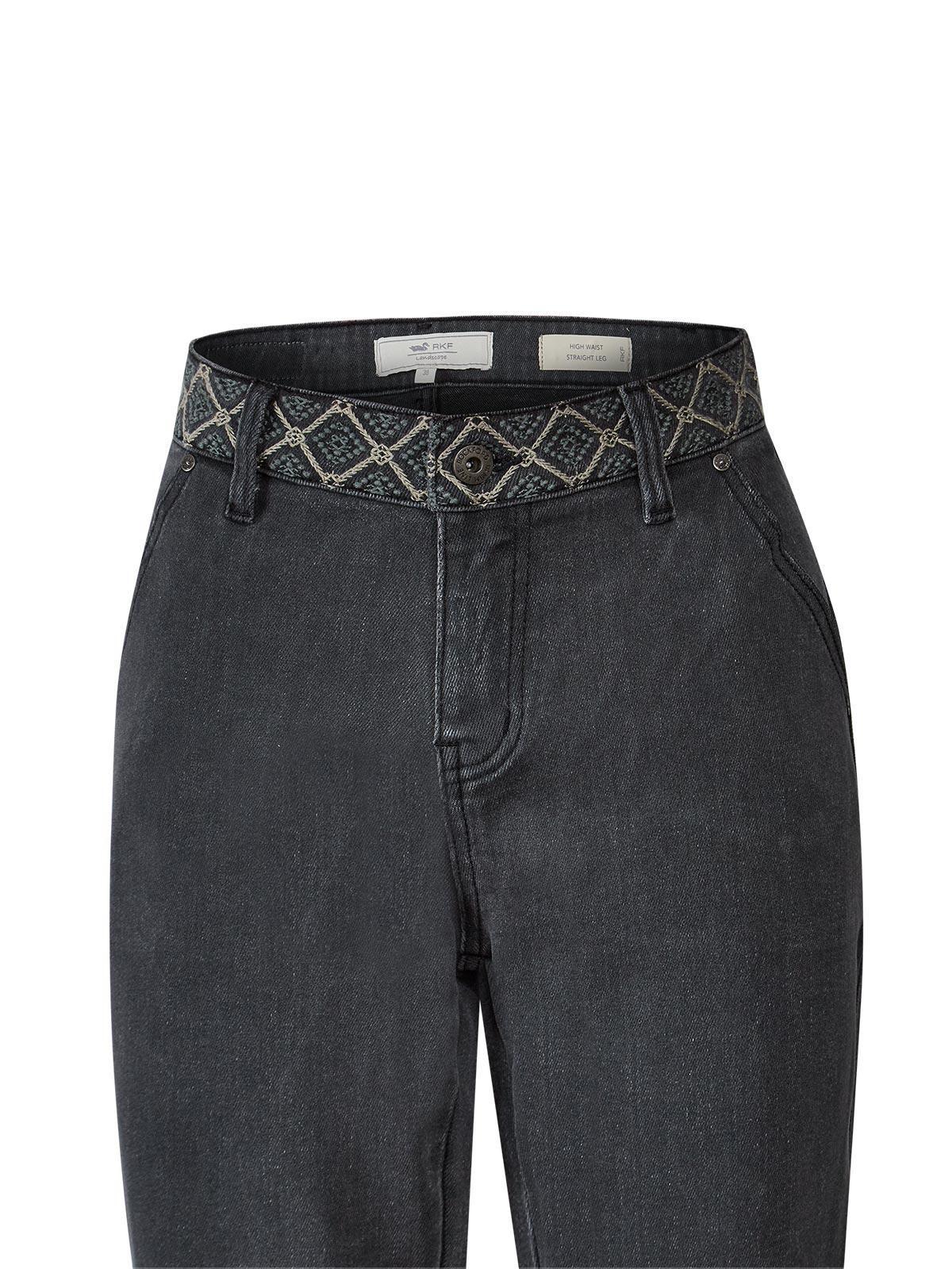 Jeans Algodón Mujer Eclipse Gris-3