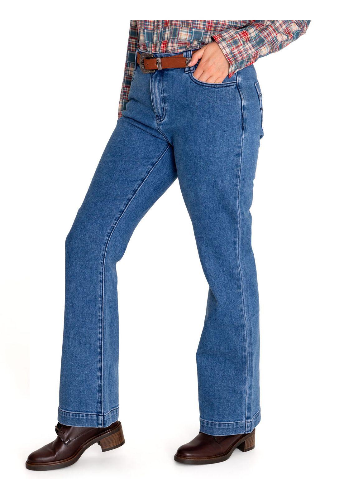 Jeans Algodón Orgánico Mujer Nia Azul-5