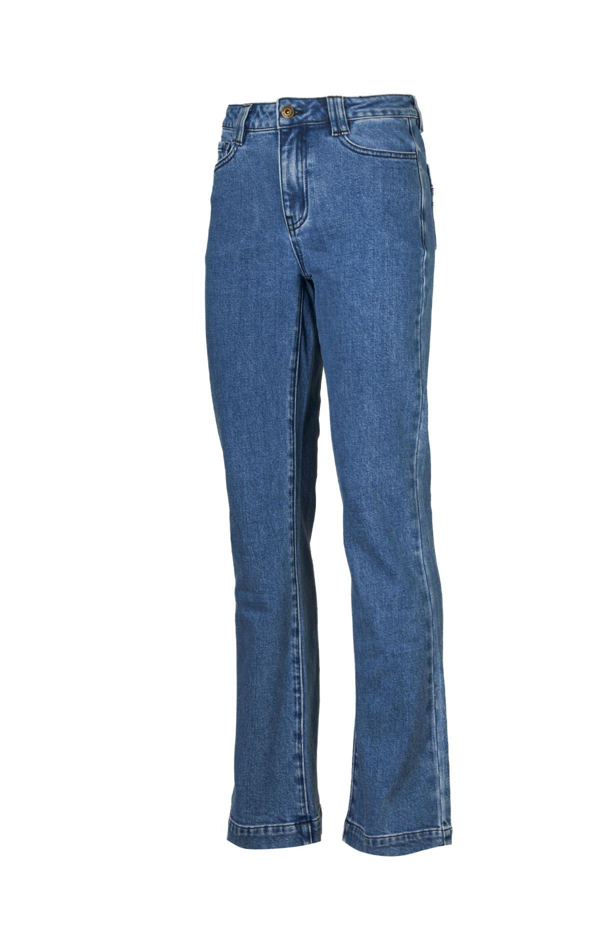 Jeans Algodón Orgánico Mujer Nia Azul-0