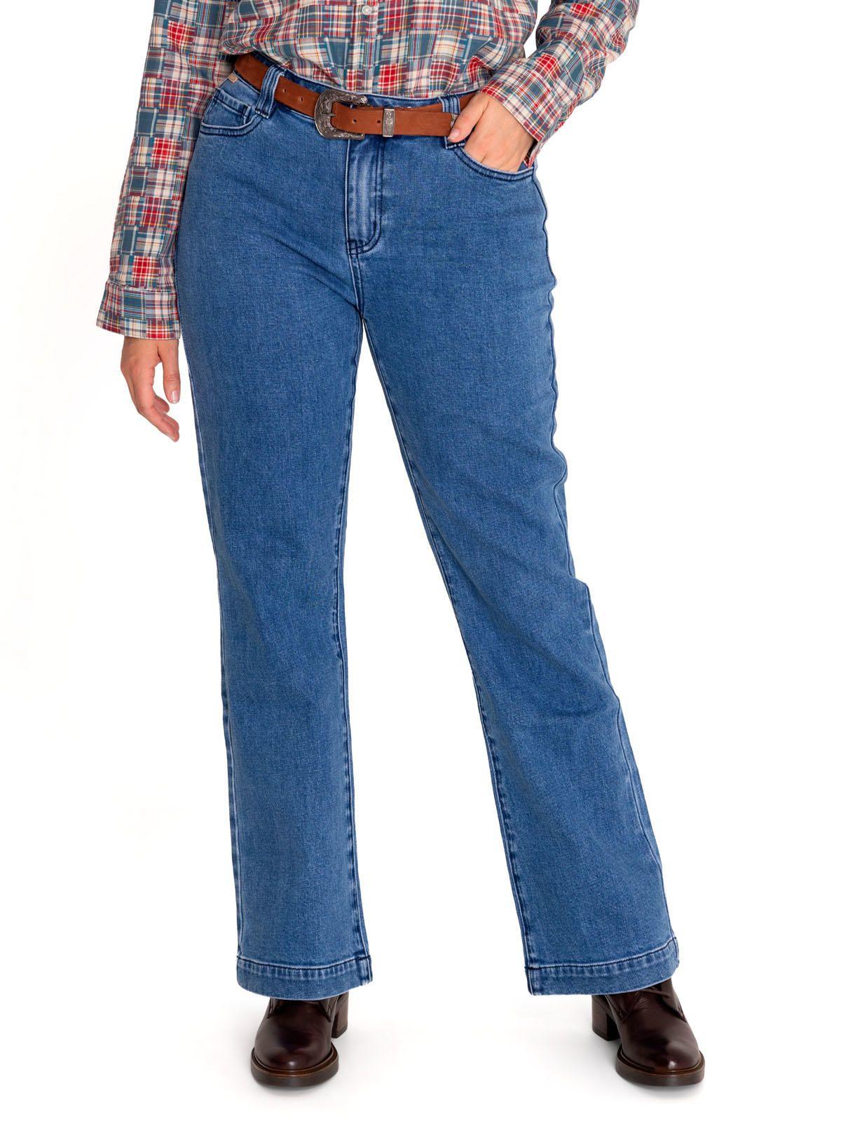 Jeans Algodón Orgánico Mujer Nia Azul-4