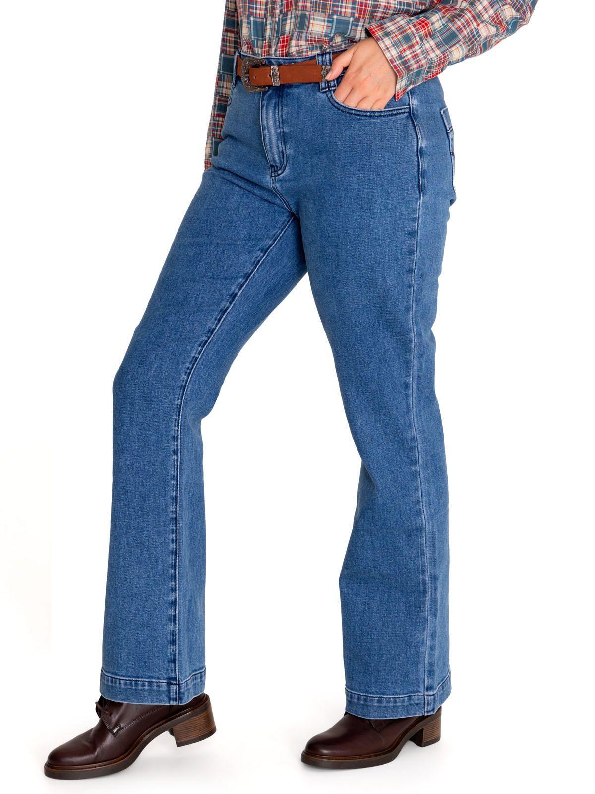 Jeans Algodón Orgánico Mujer Nia Azul-5
