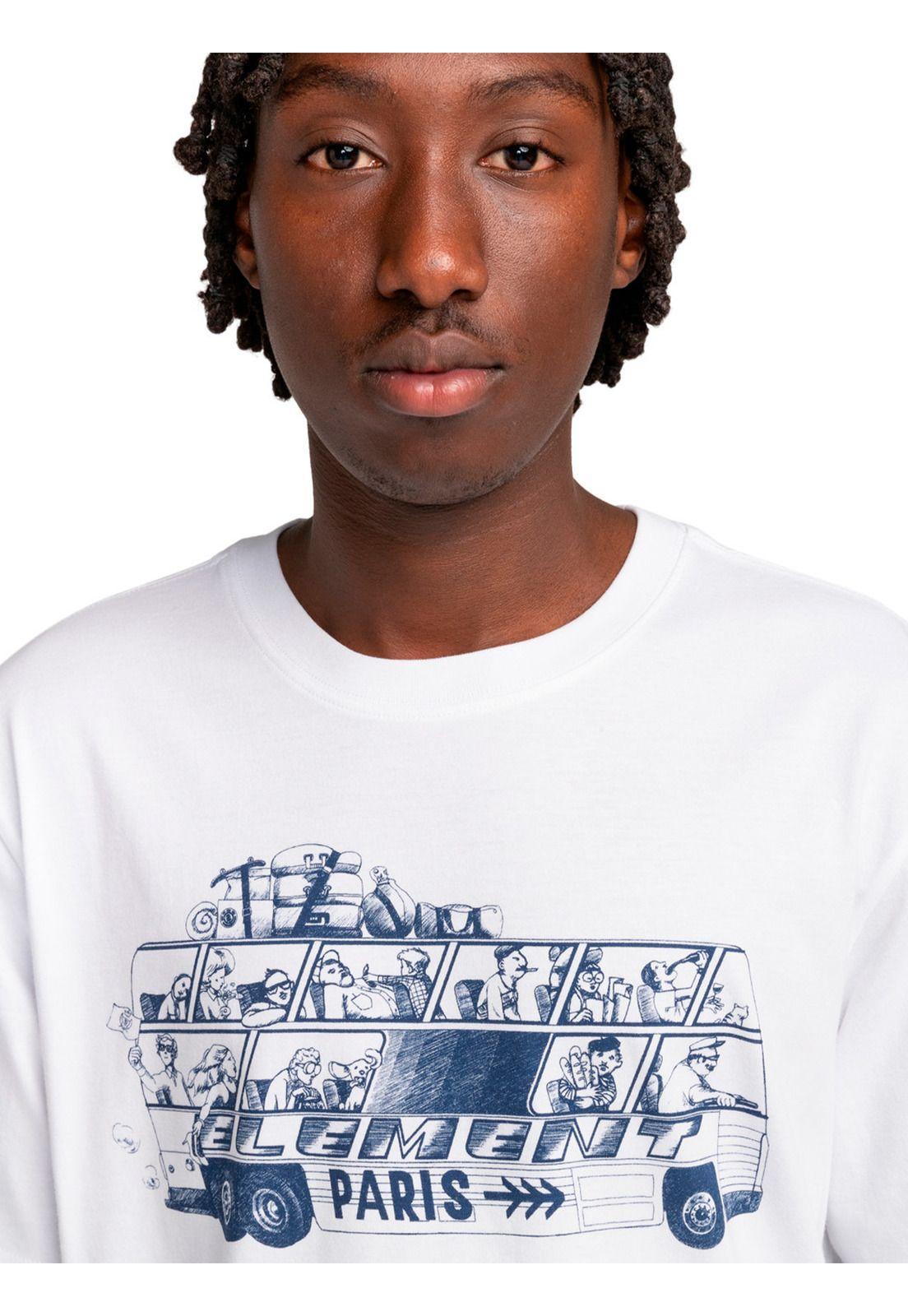 Polera Manga Corta Hombre Tourbus Blanca-3