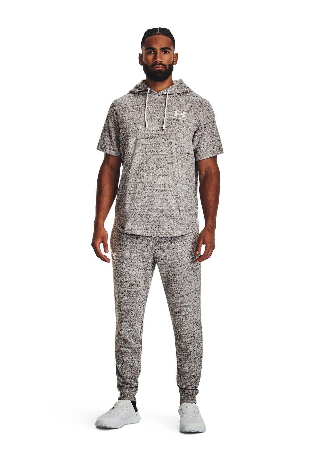 Joggers UA Rival Terry Blanco para hombre-5