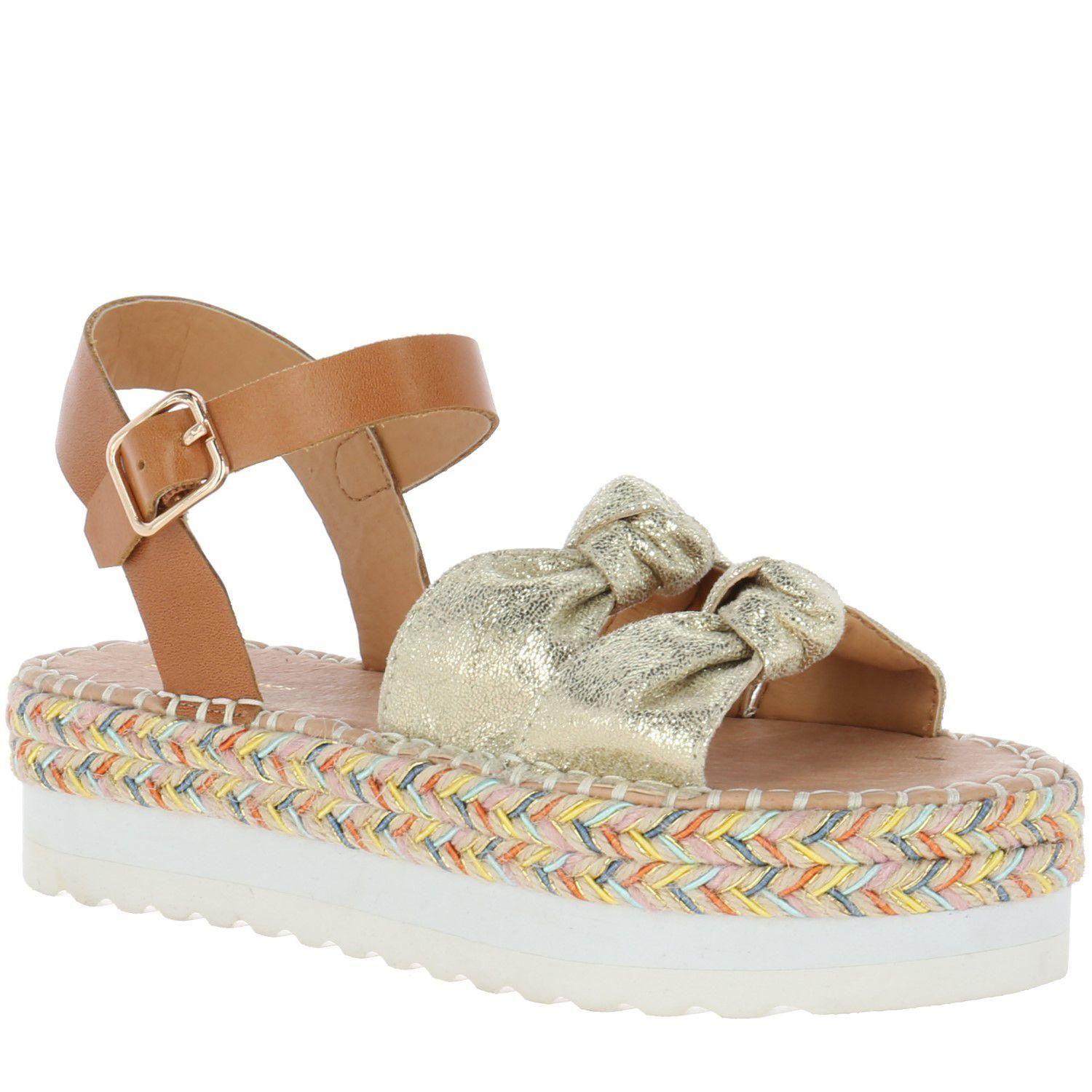 Sandalia  Provenza Dorado-1