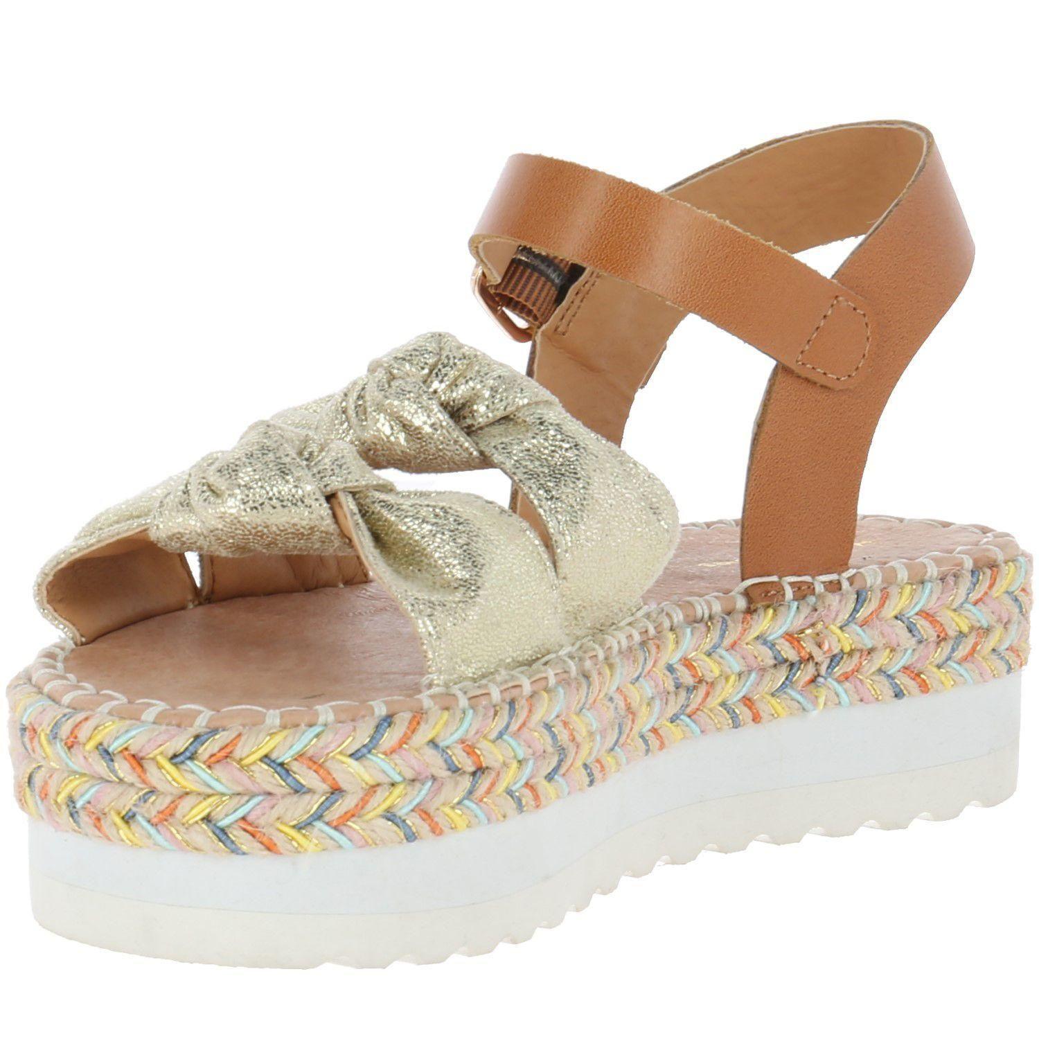 Sandalia  Provenza Dorado-2