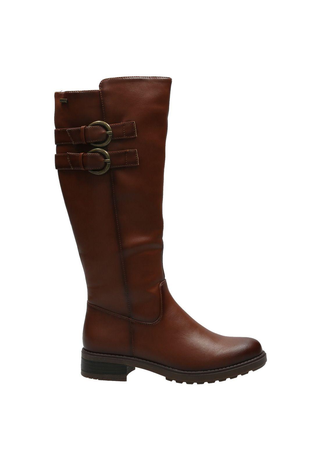 Bota Mujer Anvi Caramelo-1