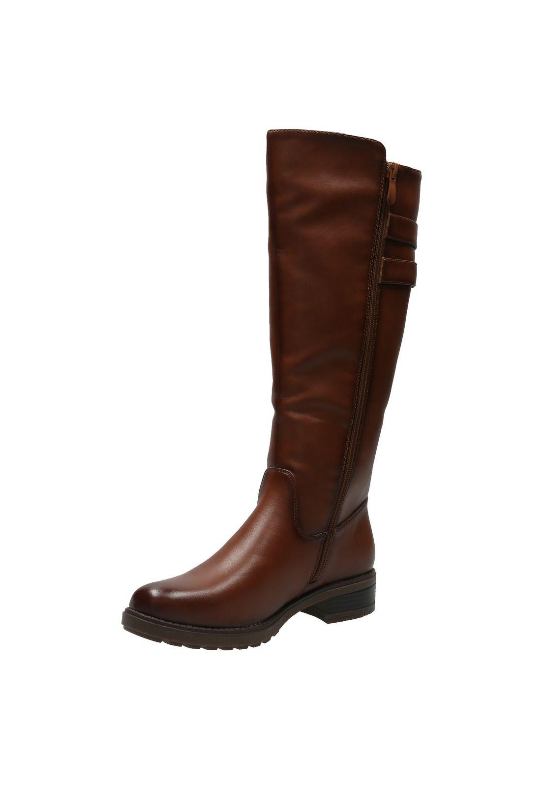 Bota Mujer Anvi Caramelo-3
