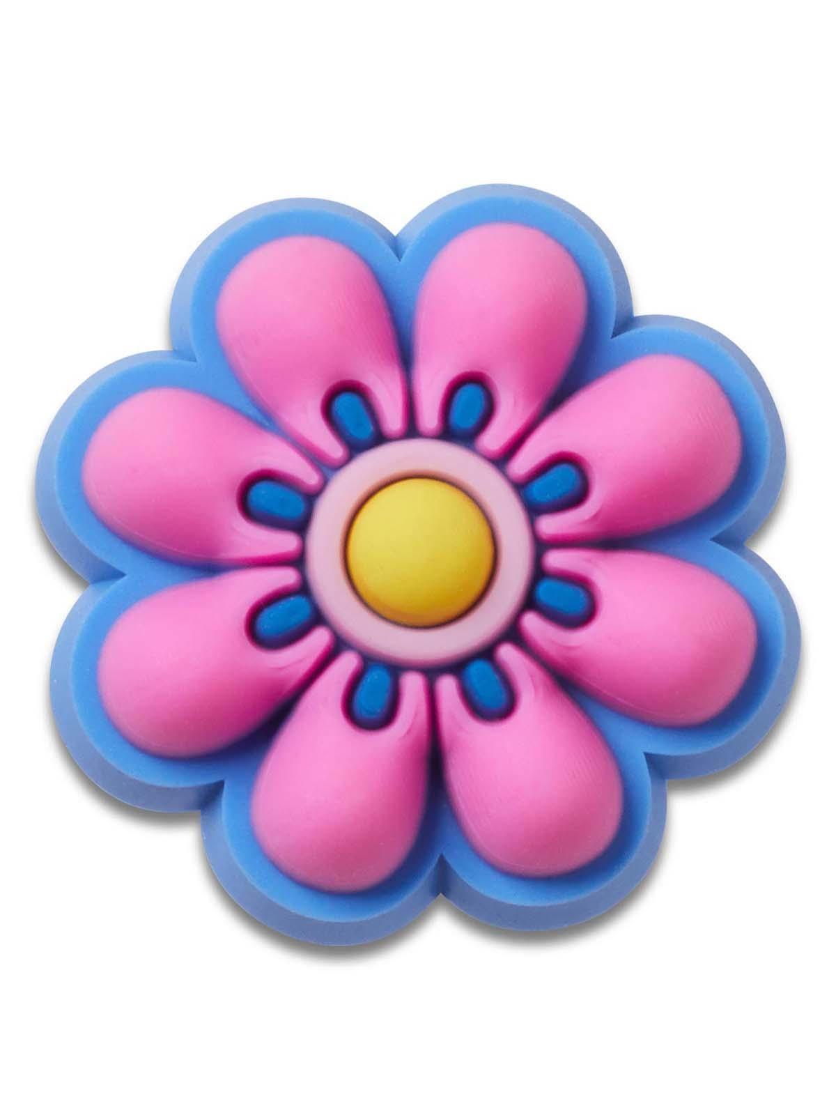 Jibbitz Crocs Flor Rosa Y Amarillo Rosa-0