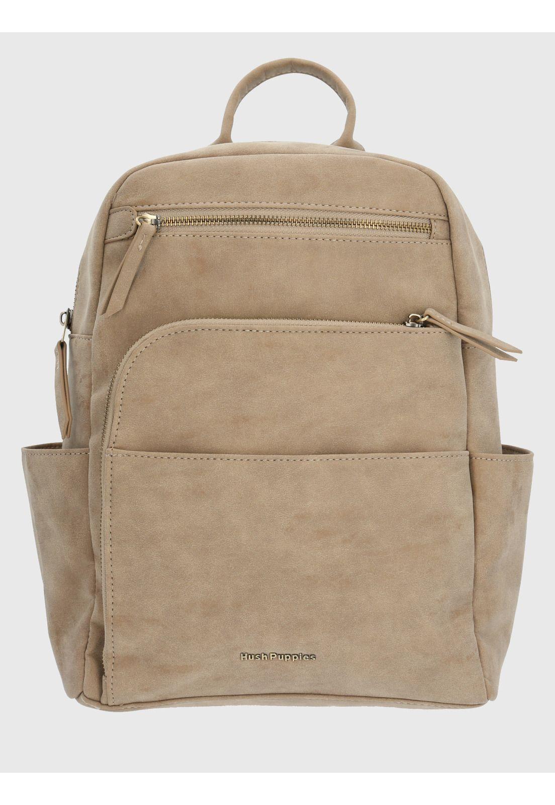 Cartera Ecocuero Beige Darby Back Mujer-0