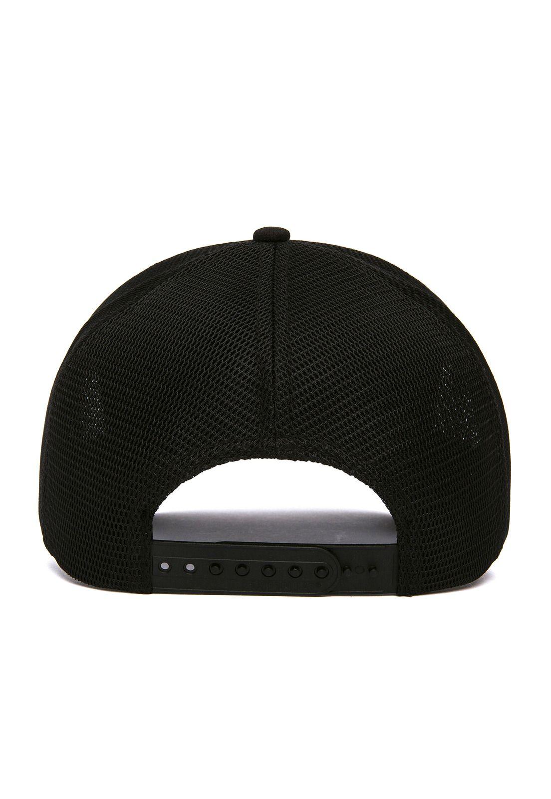 Jockey Hombre Ripstop 7-Panel Mesh Back Hat Negro-1