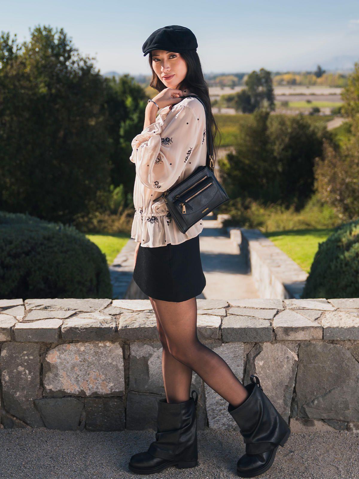 Cartera Mujer Mila Cross Negro-1