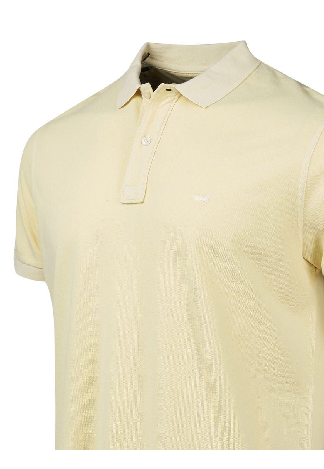 Polera AlgodónOrgánic Piquepro Amarillo Hombre-3