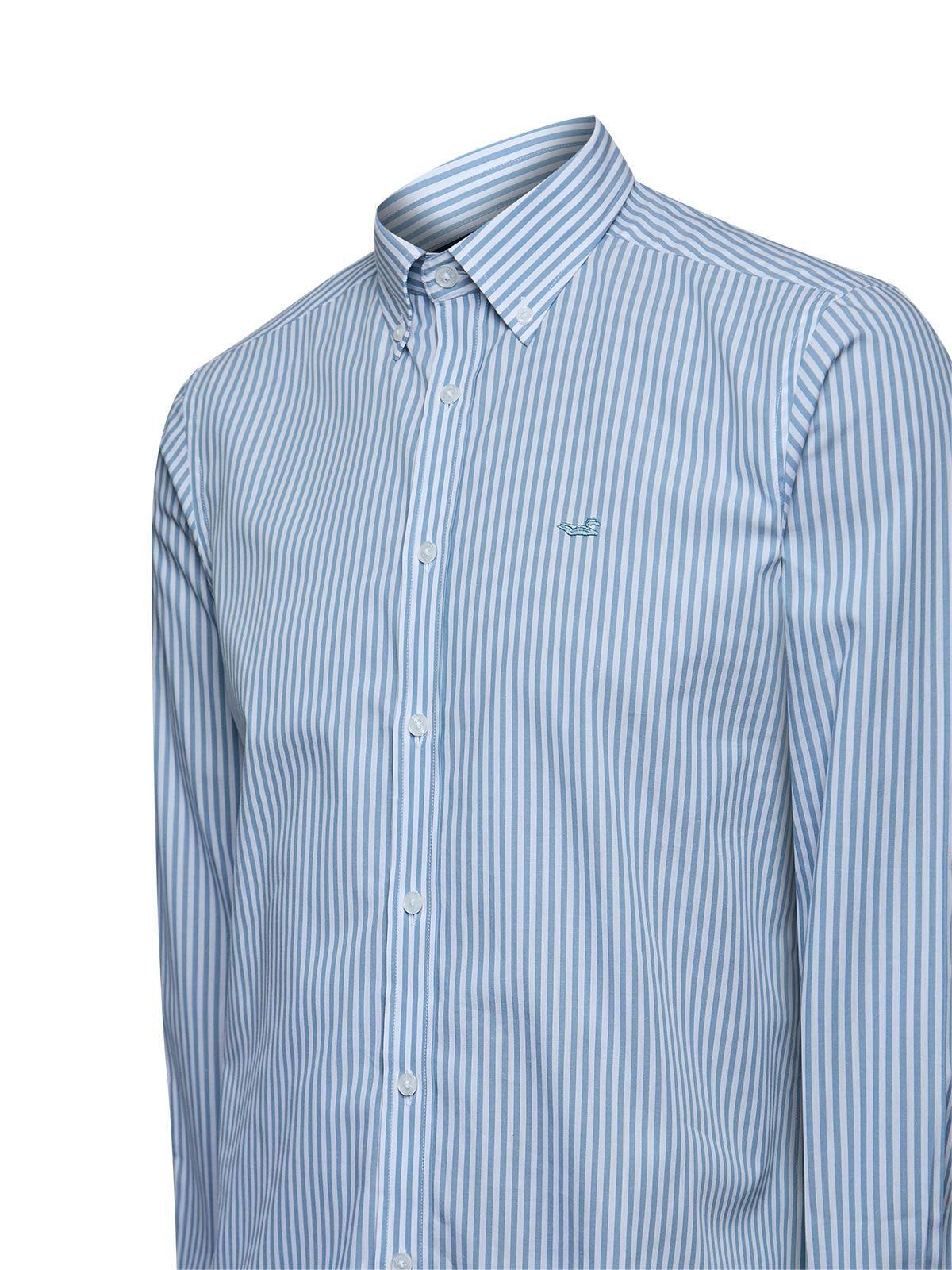 Camisa Algodón Hombre Windsor Azul-3