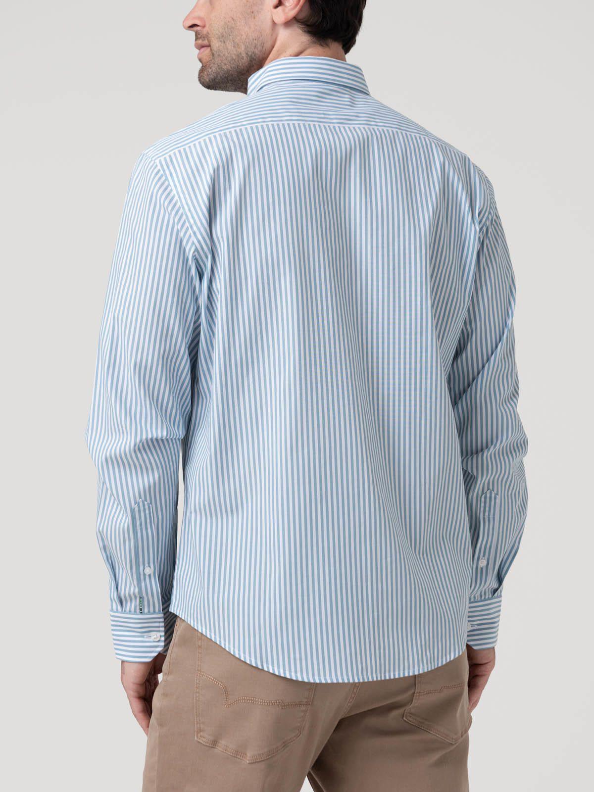 Camisa Algodón Hombre Windsor Azul-5