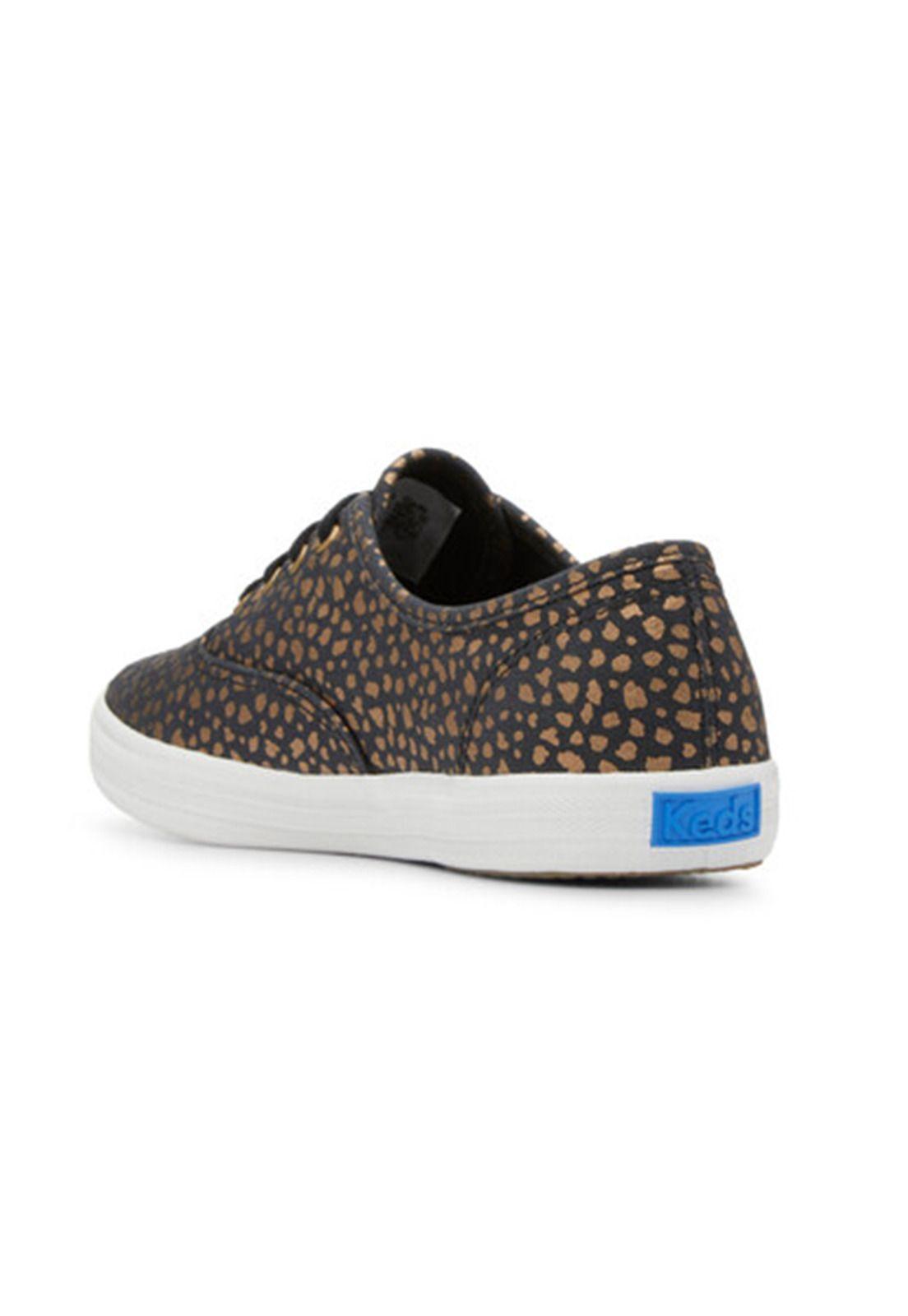 Zapatilla Negra Mujer Champion Canvas Dot -6