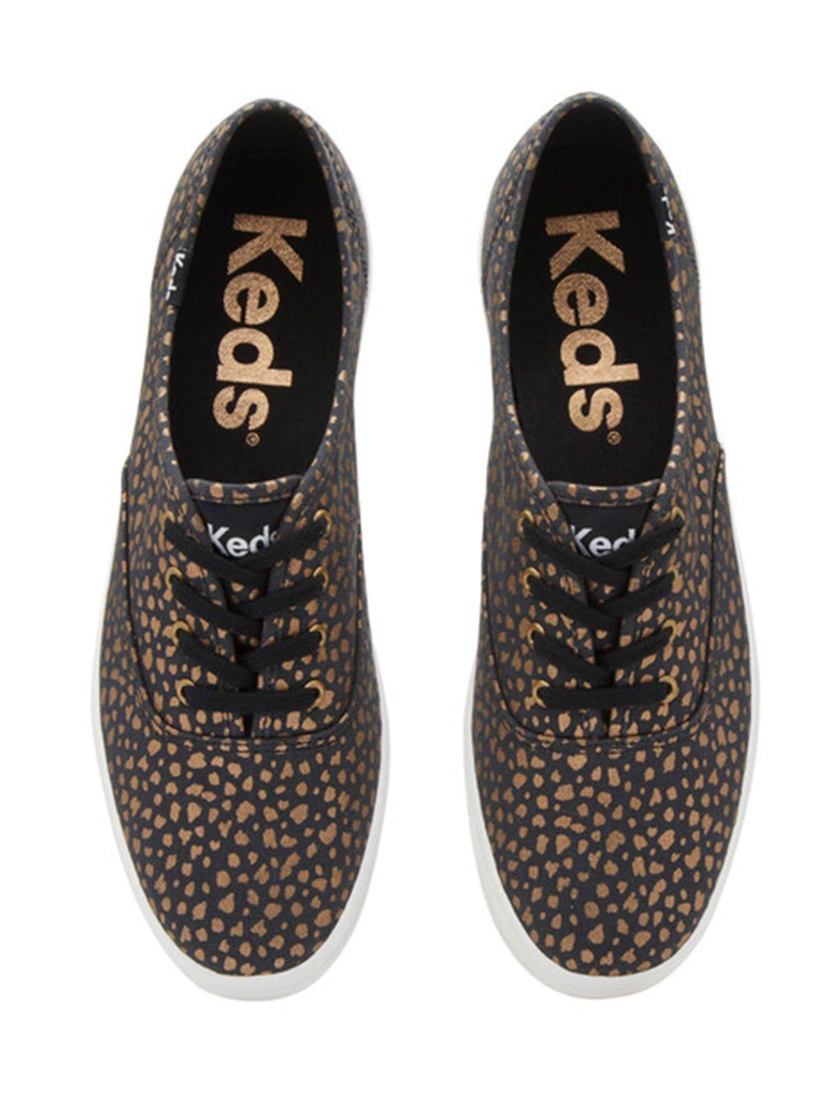Zapatilla Negra Mujer Champion Canvas Dot -4