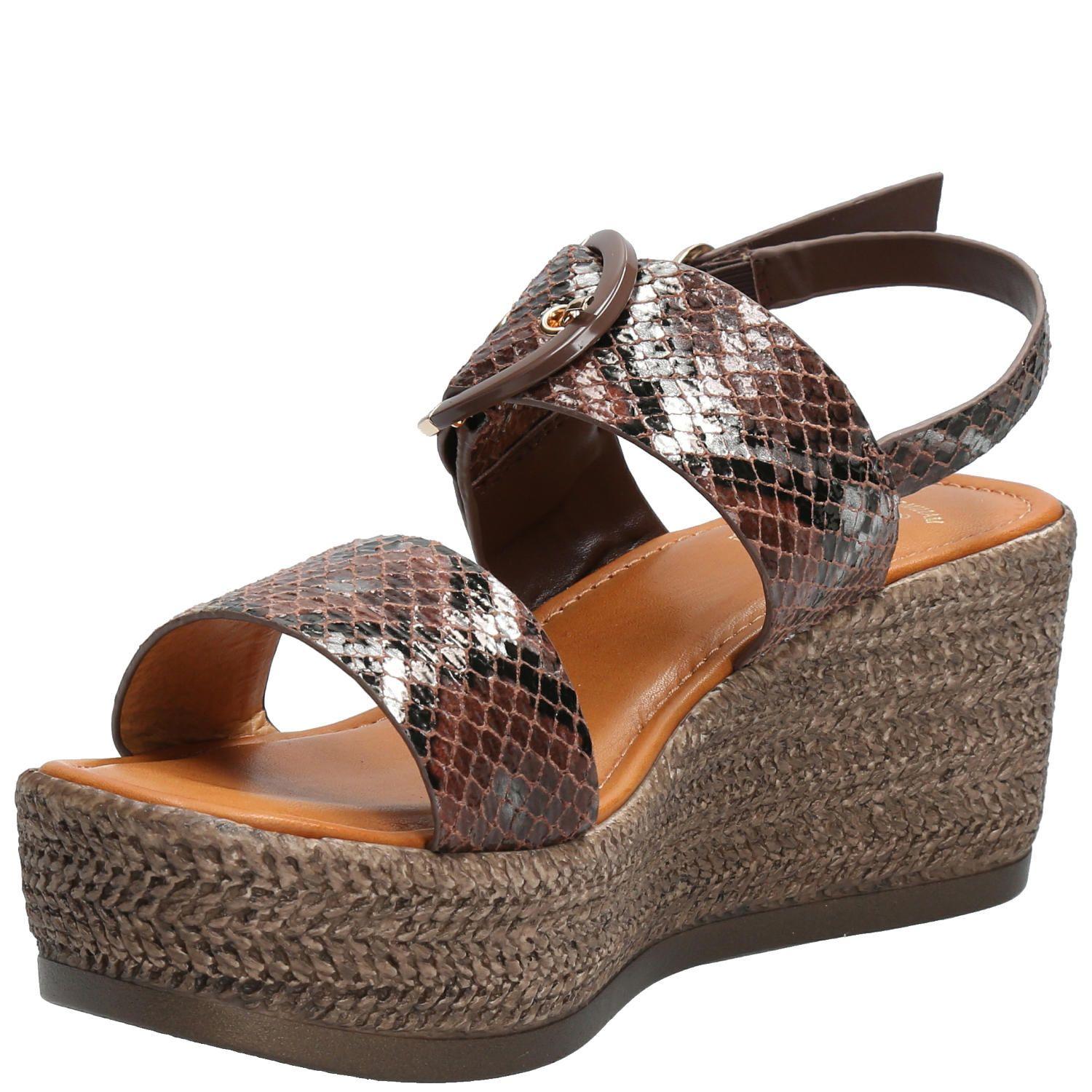 Sandalia Mujer Anne Café Oscuro-5