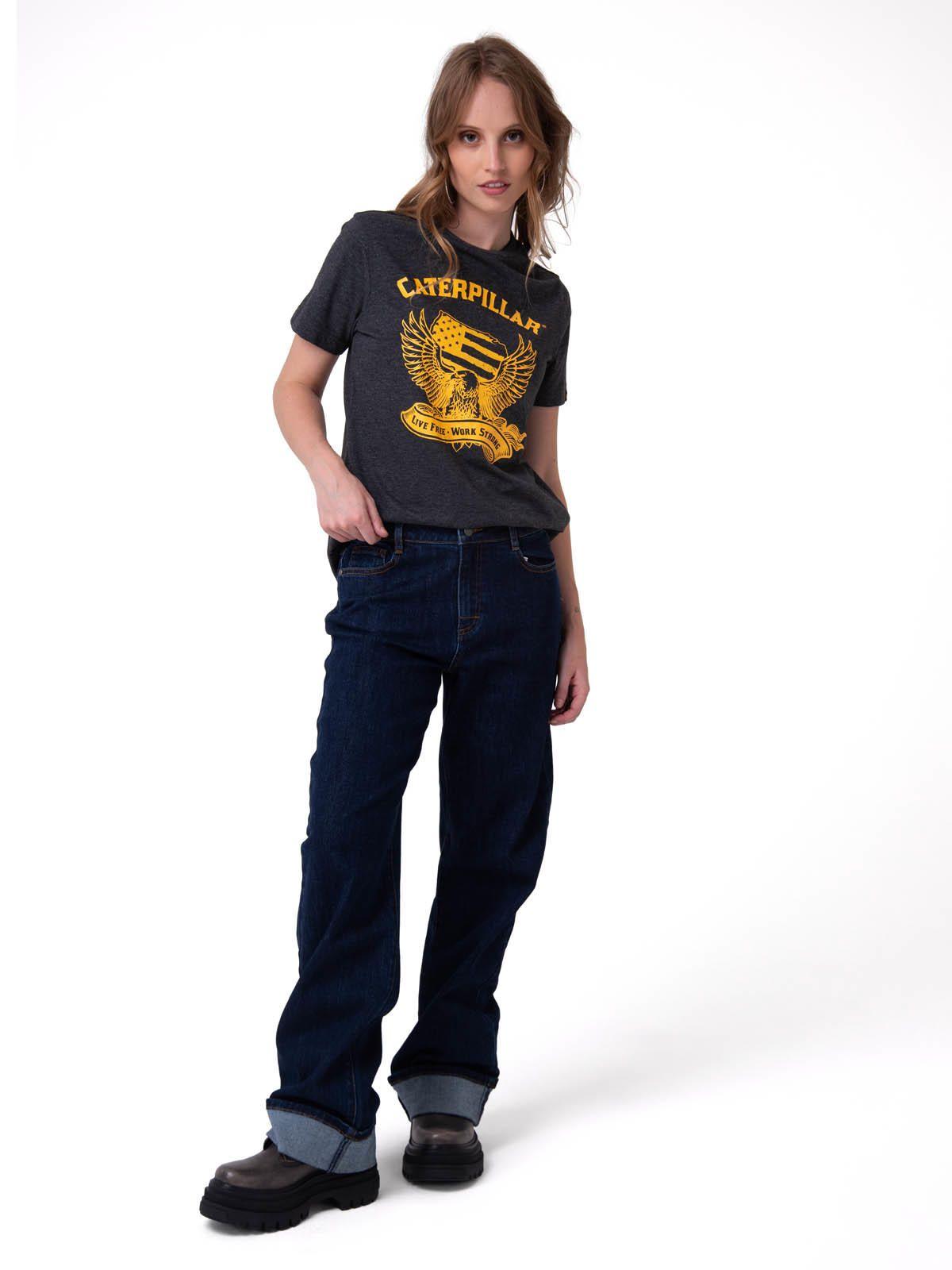 Polera Manga Corta Mujer Time Tested Negro-4