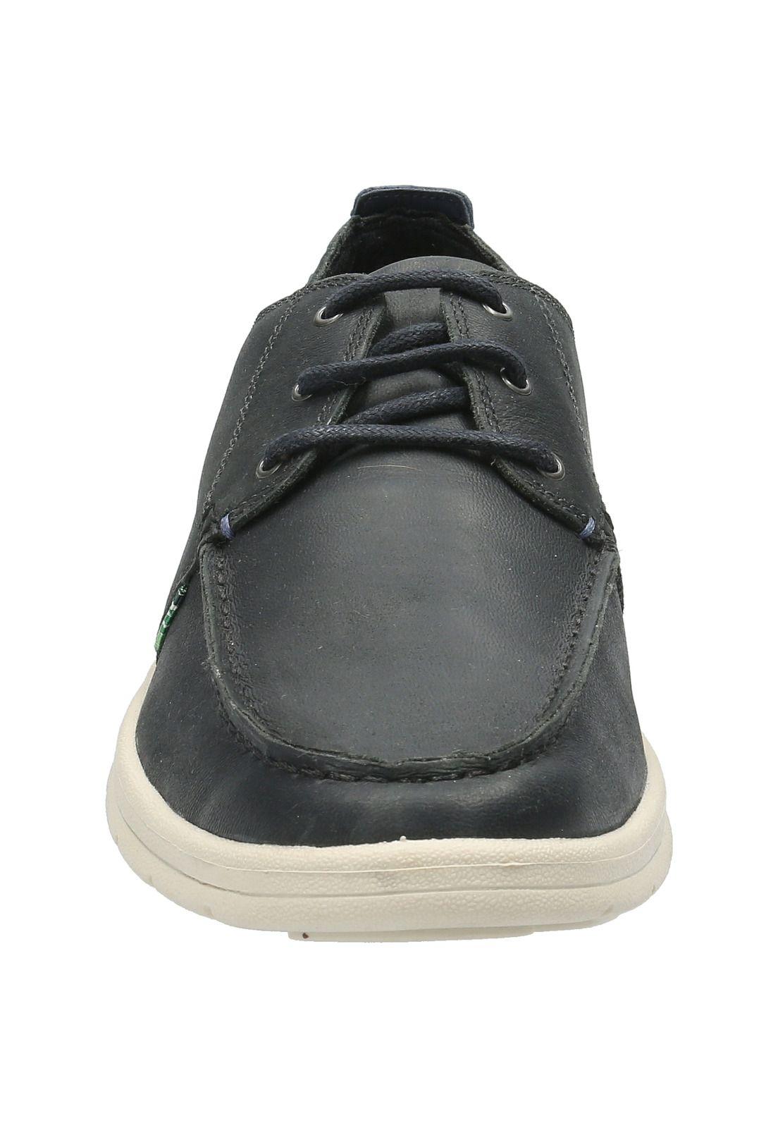 Zapato Cuero Hombre Adam Azul Marino-3