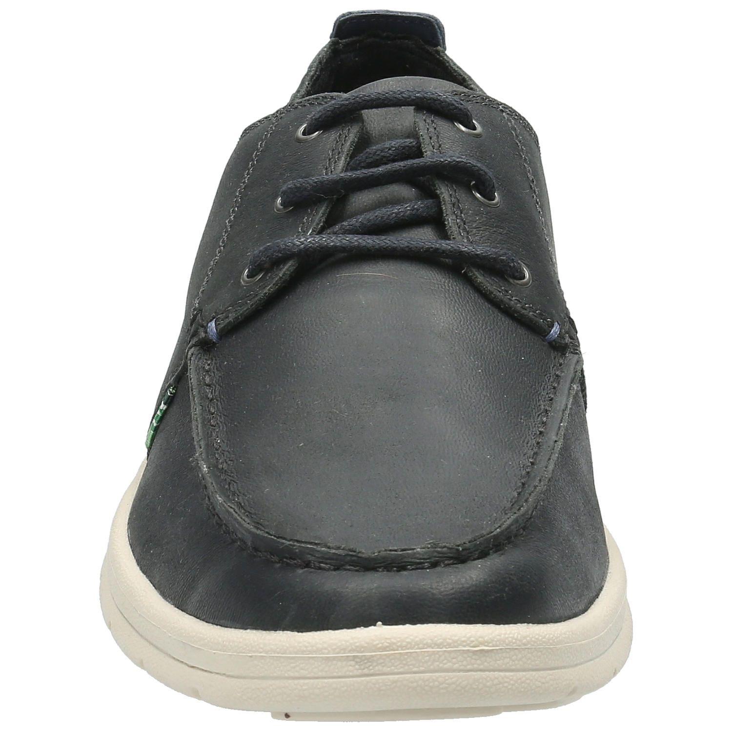 Zapato Cuero Hombre Adam Azul Marino-3